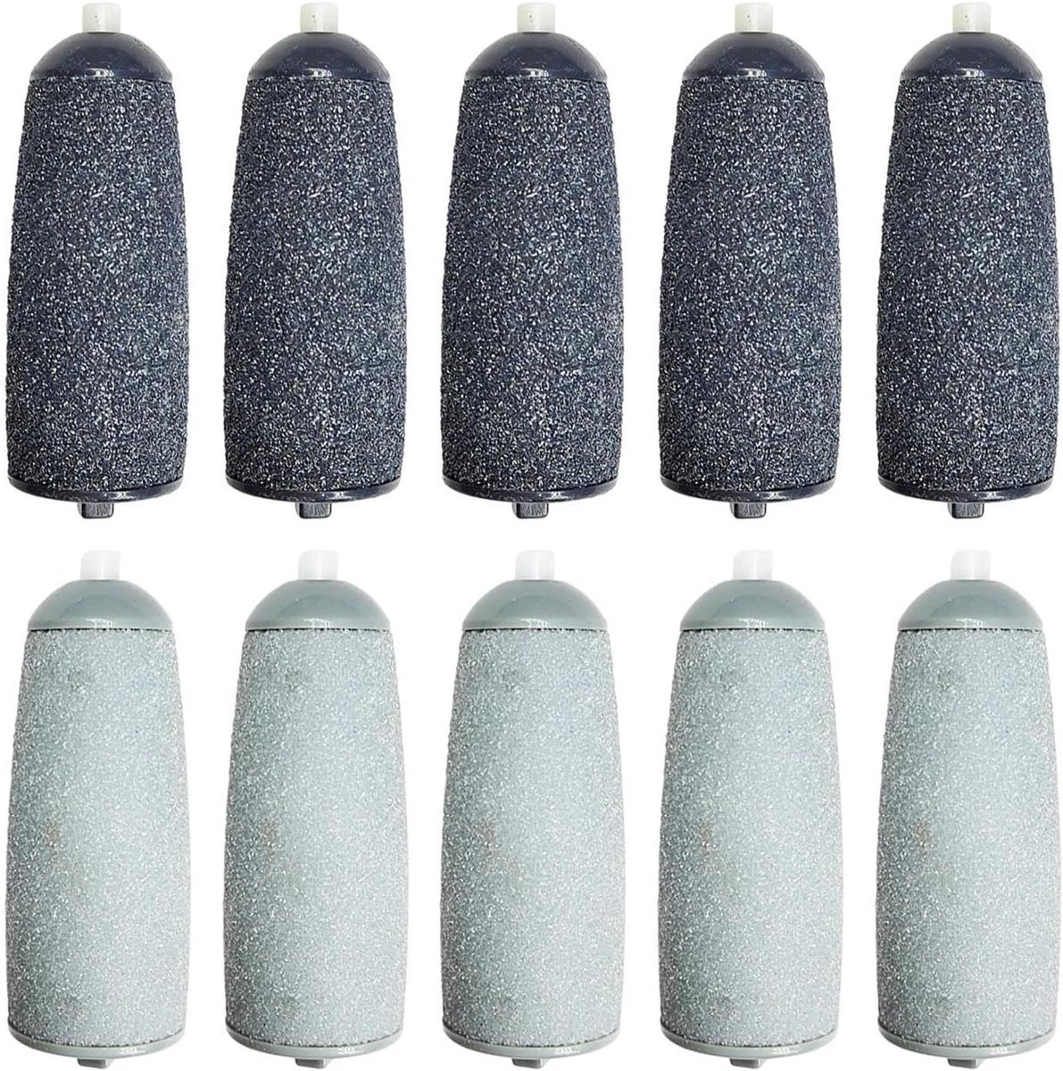 Vervangende Eeltkoppen - Voetvijl Opzetstukken - Voetverzorging Thuis - Fijn en Grof Slijpwerk - 10 stuks - Niet gespecificeerd