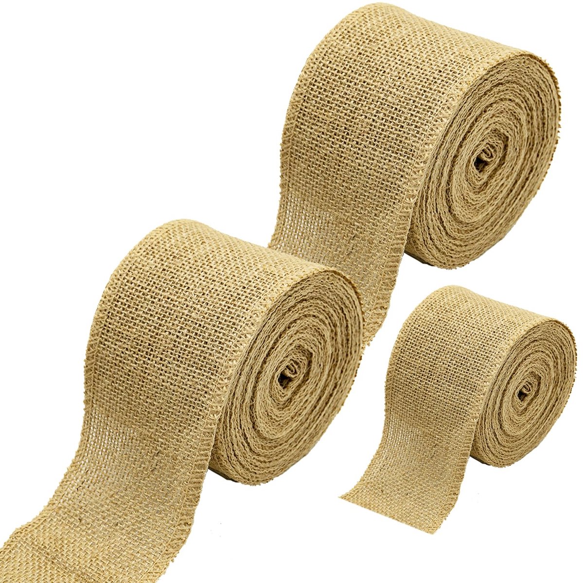 Jute lint, 8 cm breed, 10 meter rol, natuurlijk jute, brede band, jute, natuurlijke stof, handwerk, rol, klassiek, lichtbruin, voor feestdagen en special occasions