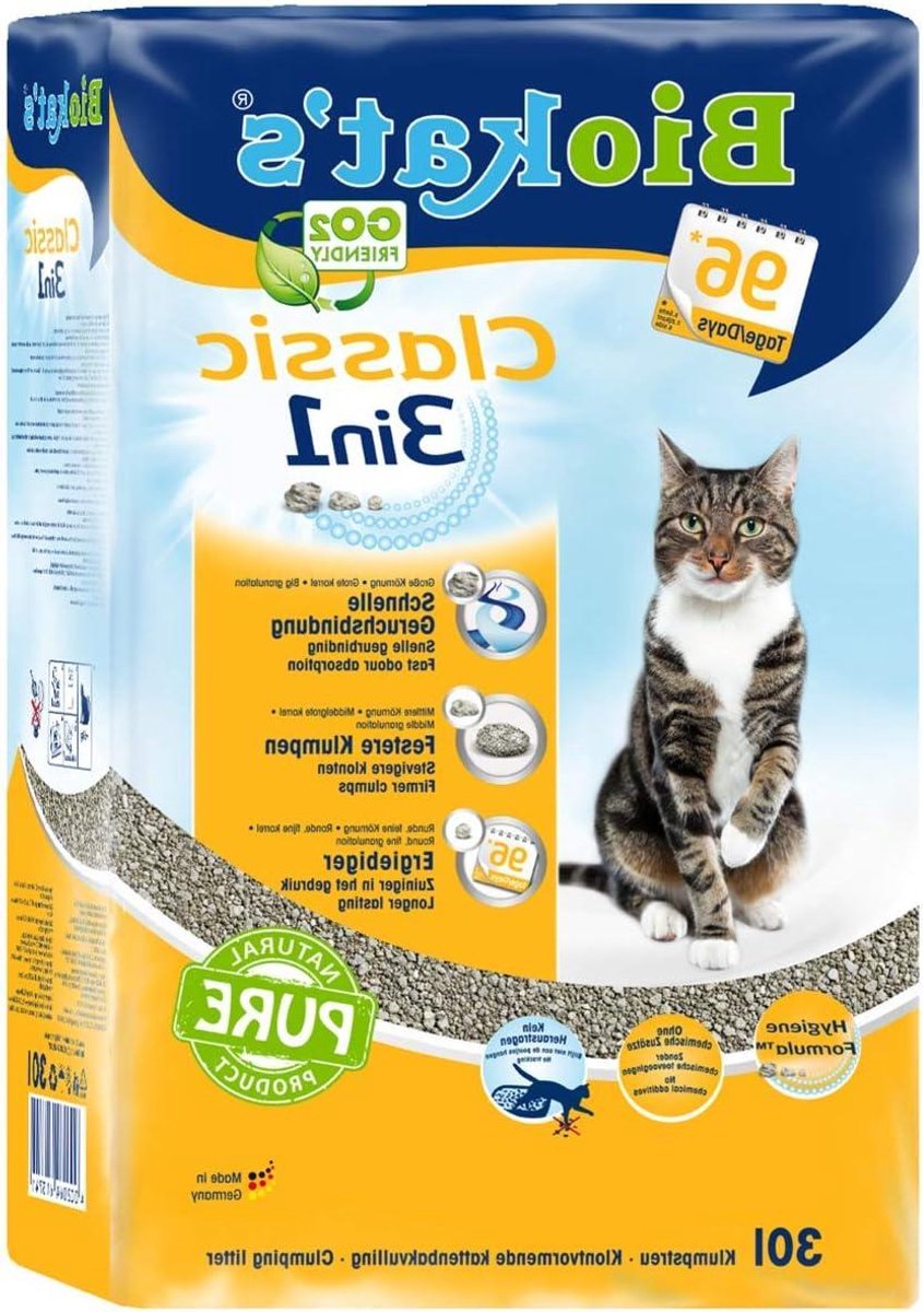 Kattenbakvulling - Klei Korrels - Geur Neutraliseren - Drie Korrel Groottes - 30 Liter - Natuurlijk