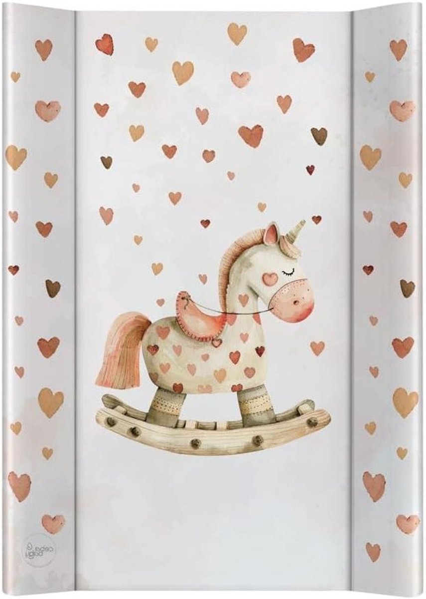 Baby Verschoonmat - Baby Verschoonkussen - Baby Verzorgen - Stabiele Harde Basis - 50 x 70 cm - Rocking Horse