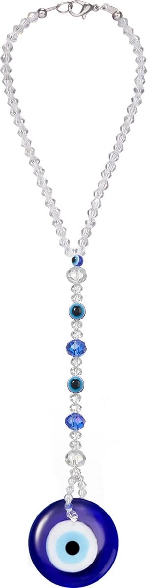Oog Auto Opknoping Ornament Boze Blauwe Oog Bedels voor Achteruitkijkspiegel Kralen Decor Auto Accessoires Hangend voor Raamdeur Frame Balkon (Klassieke Stijl)