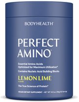 BodyHealth Perfect Amino Powder Lemon Lime - 60 Porties - Essentiële Aminozuren EAA - Vegan Amino Acid Poeder