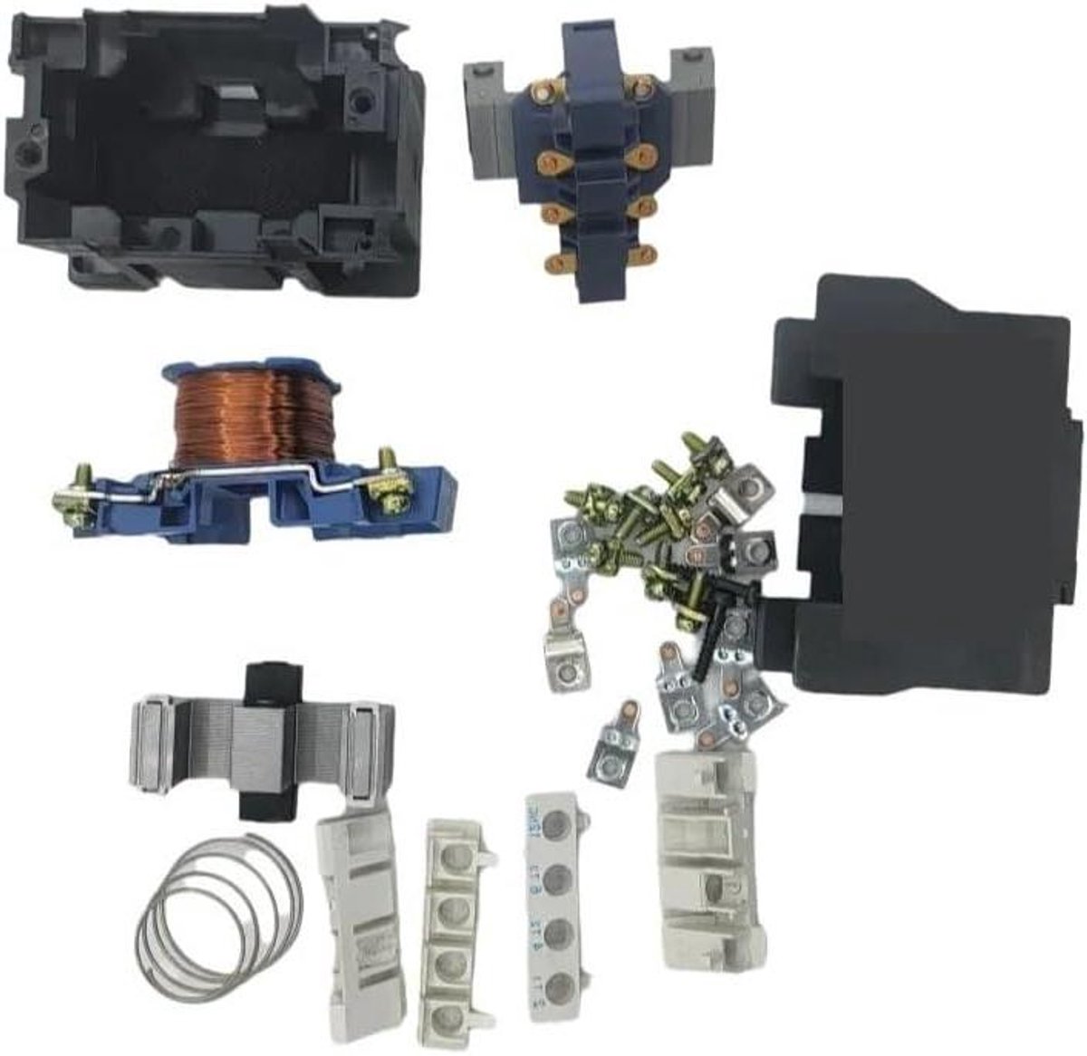 Magneetschakelaar - Schakelaar Contact - Industriële Controle - Kern Circuitstroom 100A - 3P+1NO/1NC - Grijs