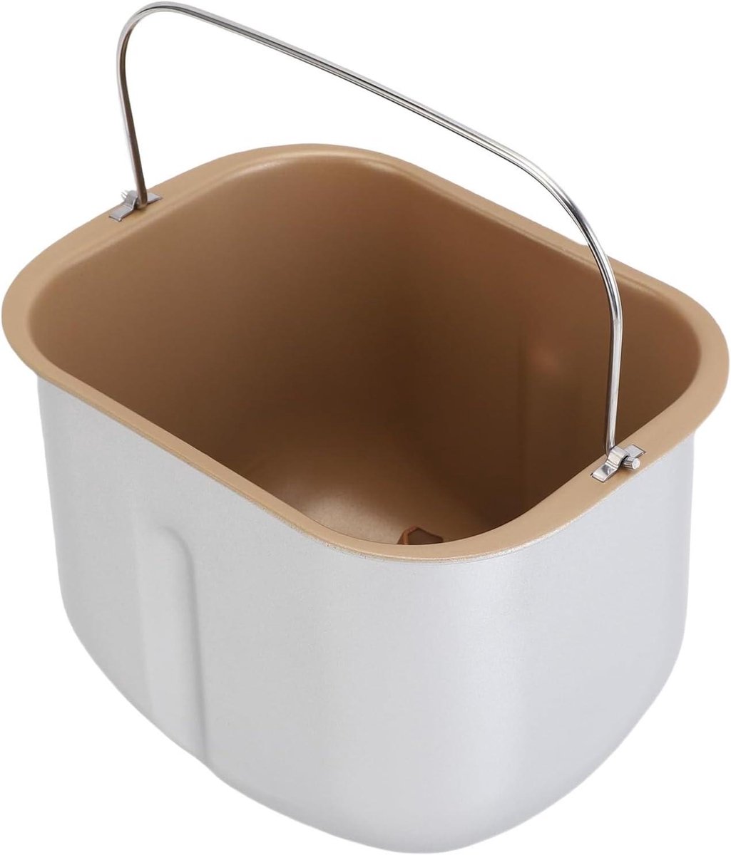 Broodmachine Emmer - Broodbakvorm Vervanging - Brood Bakken - Antiaanbaklaag - 22D x 21B x 19H cm - Zilver