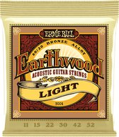 Ernie Ball Earthwood - Akoestische Gitaarsnaren - 80/20 Bronze - Light Gauge - 11-15-22w-30-42-52