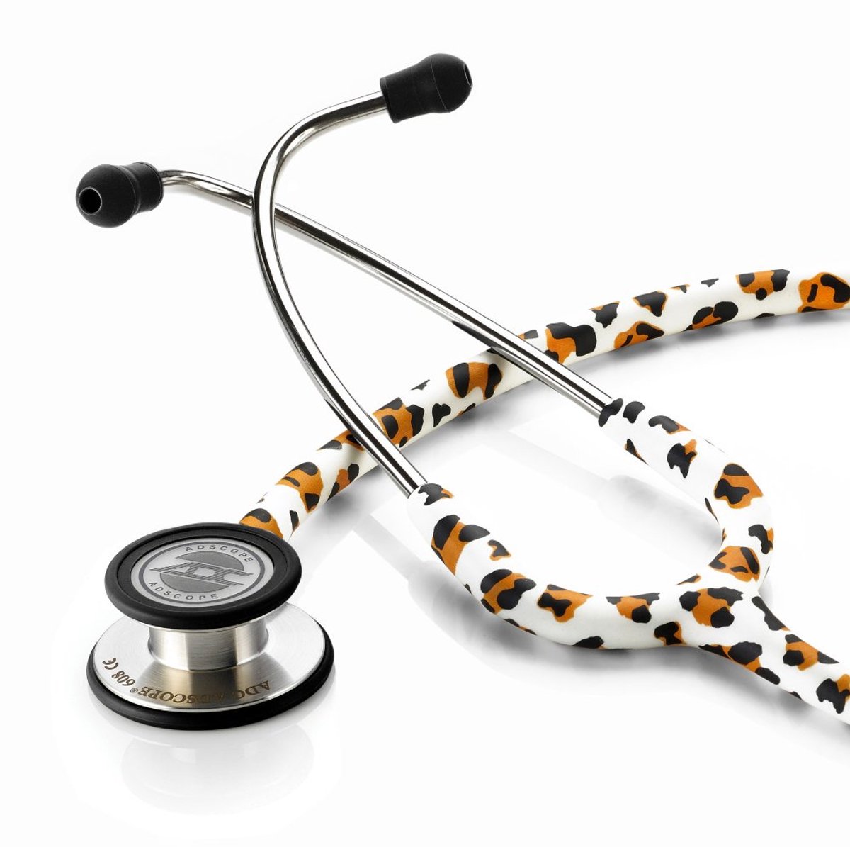Adscope® 608 Convertible Clinician Stethoscoop Leopard