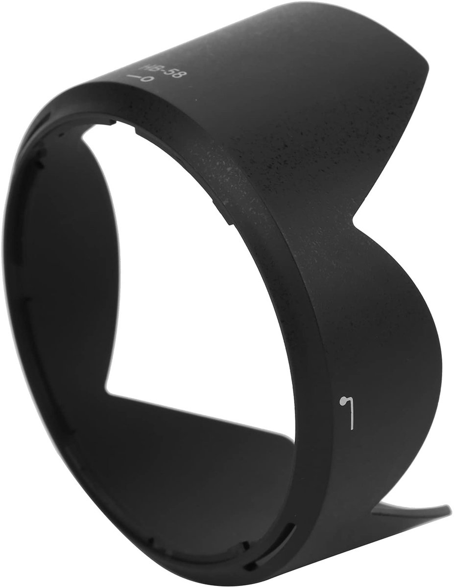 Dailygoods - Lenskap voor groothoek - Omkeerbare zonnekap - Voorkomt reflecties - Geschikt voor 18-300 mm - Camera lens cap - Ideaal voor fotografie