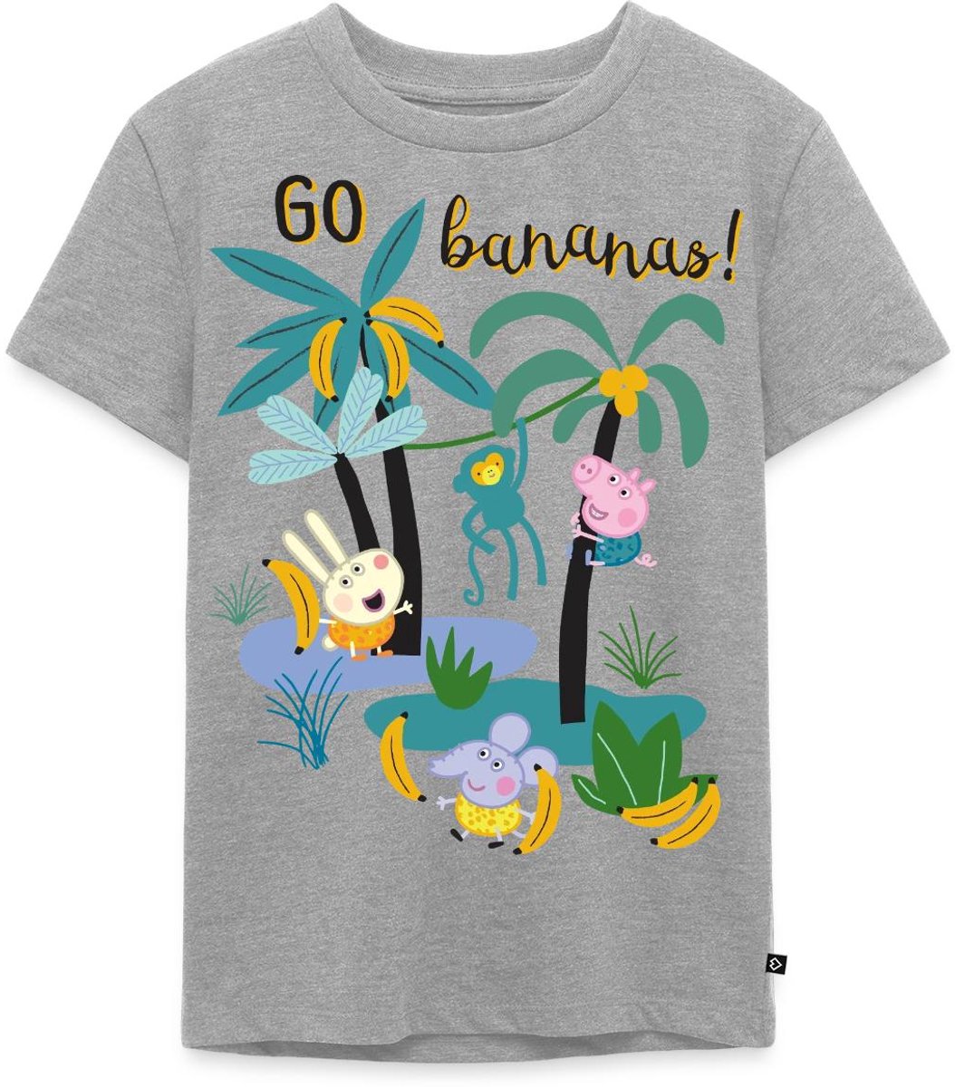 Peppa Pig Design Go Bananas Premium T Shirt Kinderen