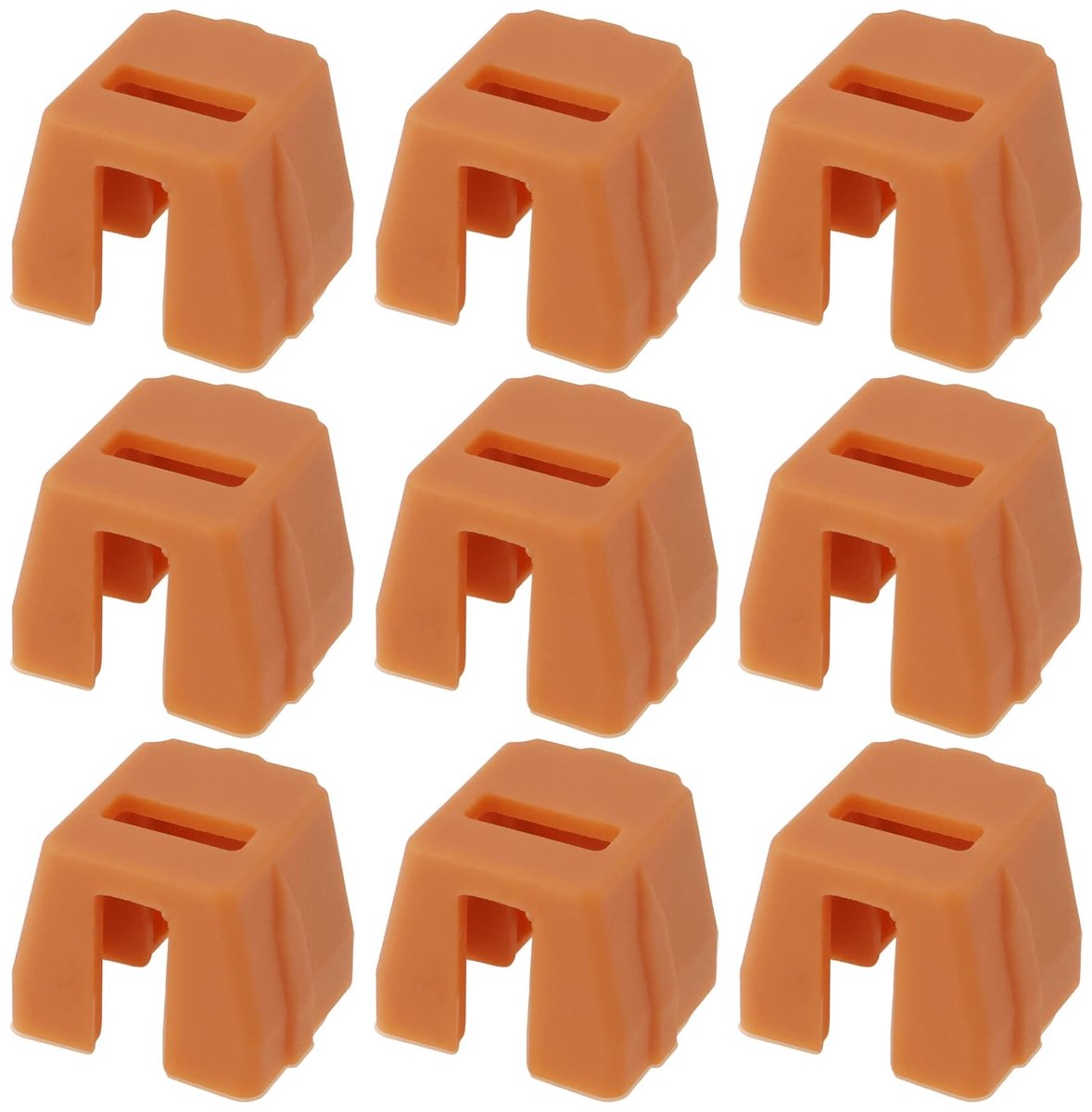 Dailygoods- Rubber Tips 9 Stuks - Compatibel met Bostitch BTFP1850K/SB-125BN/SB-1850BN - Slijtvast/Antiverouderend Rubber - Goede Pasvorm - Bescherming Werkoppervlak - Spijkerkop