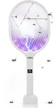 NIVADA 2-in-1 Elektrische vliegenmepper WD957 - Muggenlamp - Insectenloklicht - Telfunctie - Muggenvanger & Vliegenvanger