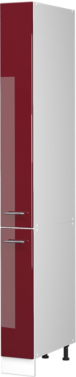 Vicco Apotheekkast Fame-Line, Bordeauxrode hoogglans/Wit, 20 cm