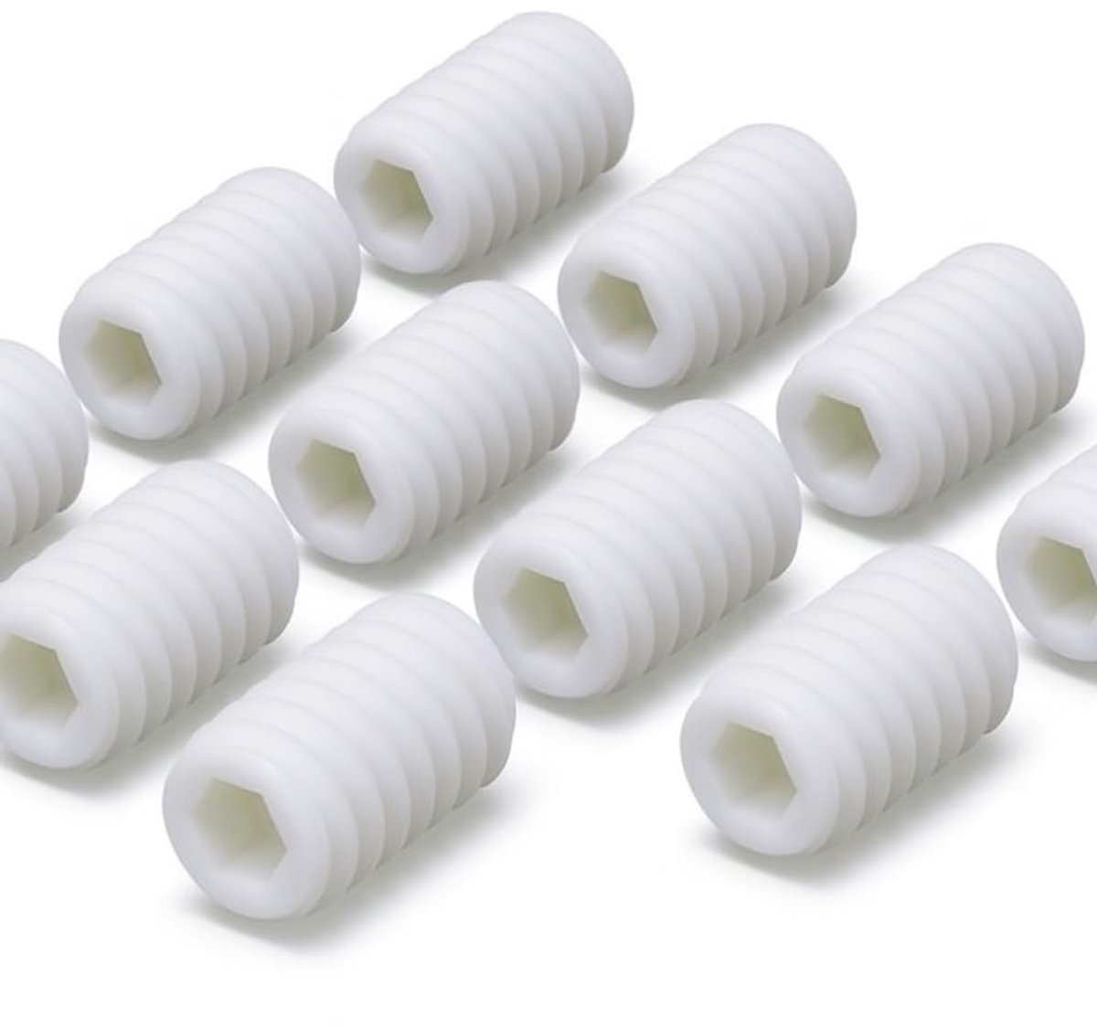Dailygoods - Set van 20 Schroefdraadpennen met Kegelkop M6 x 8 mm