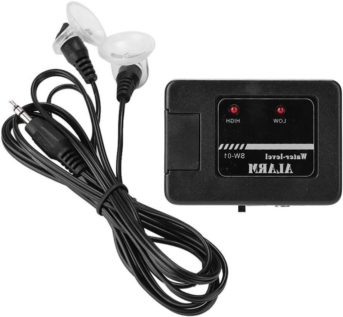 Waterniveau Alarm - Watersensor Alarm - Waterpeil Controle - Duurzaam Geluid Licht - 92 Gram - Wit