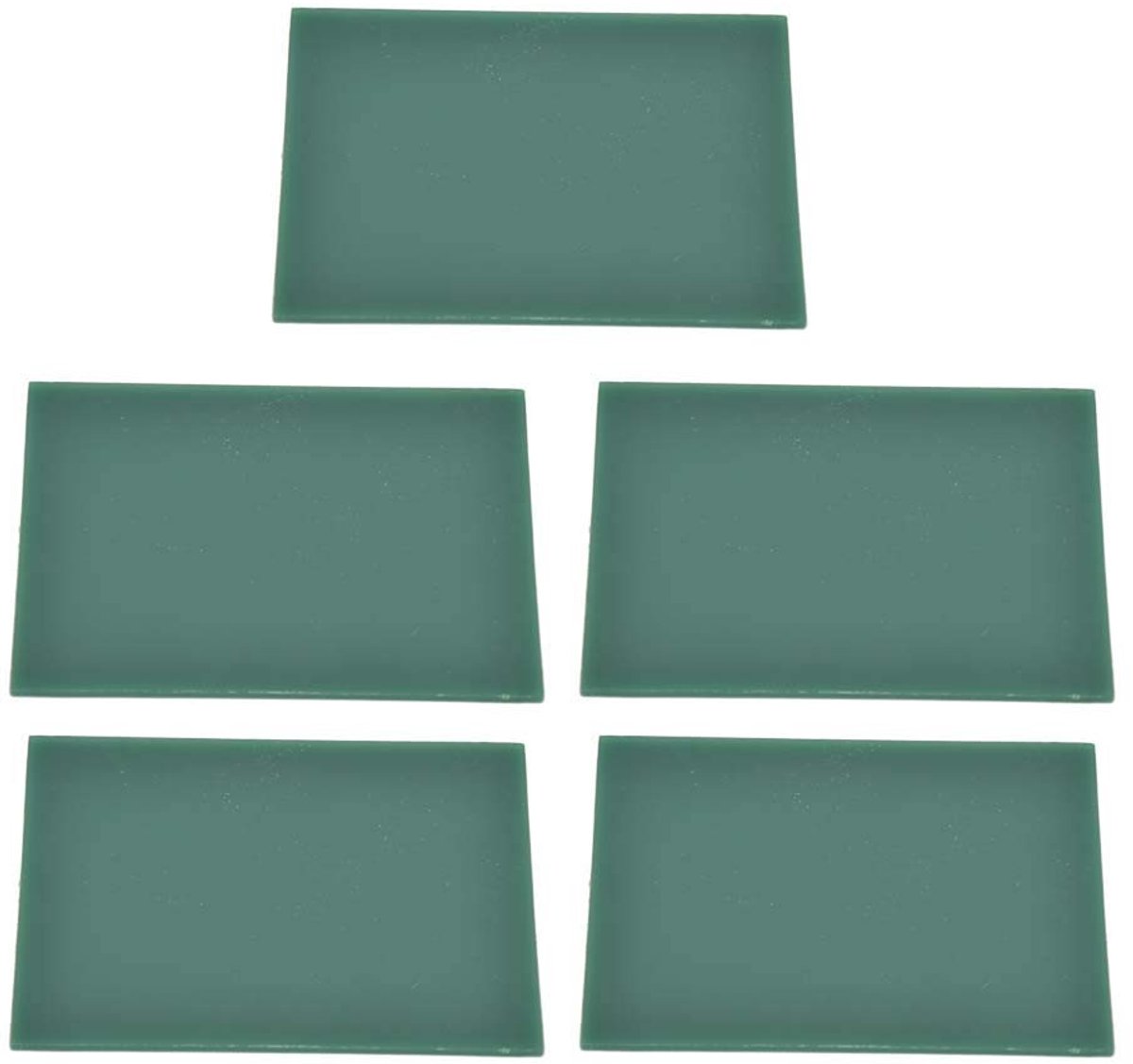 Dailygoods- Waxbladen 5 Vellen - Modelleren - Sieraden - Accessoires - Graveren - 2 mm Dikte - Modelleerwas