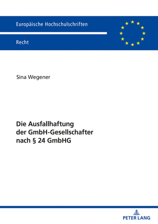 Europaeische Hochschulschriften Recht 6166 - Die Ausfallhaft ... - cover