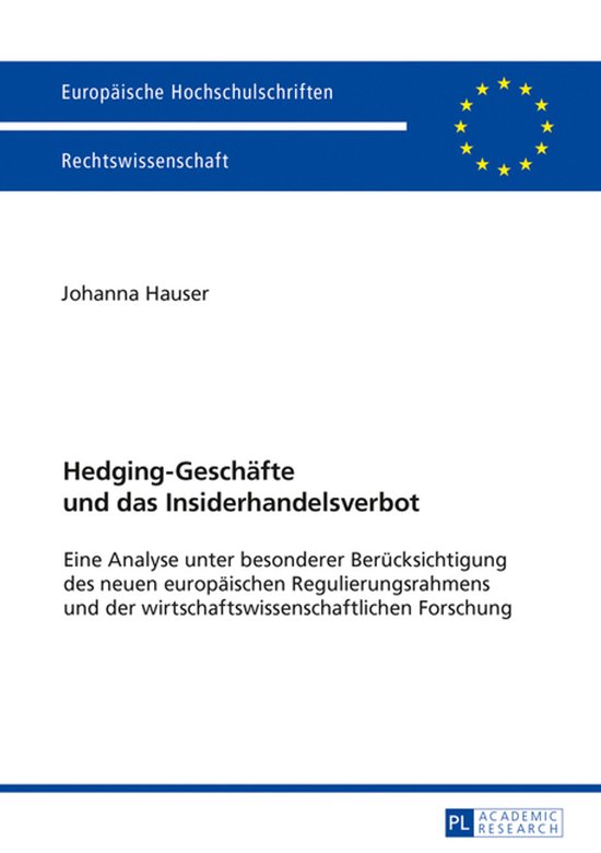 Europaeische Hochschulschriften Recht 5934 - Hedging-Geschae ... - cover