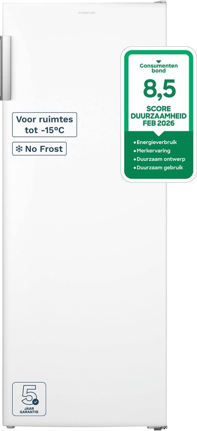 Inventum VR1430W – no frost vriezer – 161 liter – wit