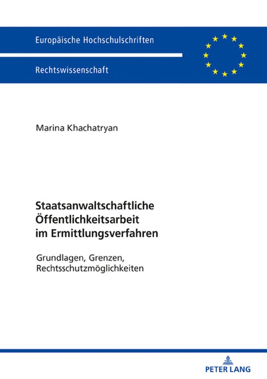 Europaeische Hochschulschriften Recht 6137 - Staatsanwaltsch ... - cover