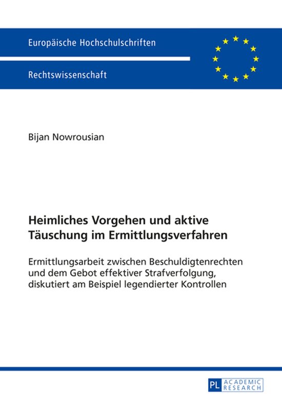 Europaeische Hochschulschriften Recht 5762 - Heimliches Vorg ... - cover