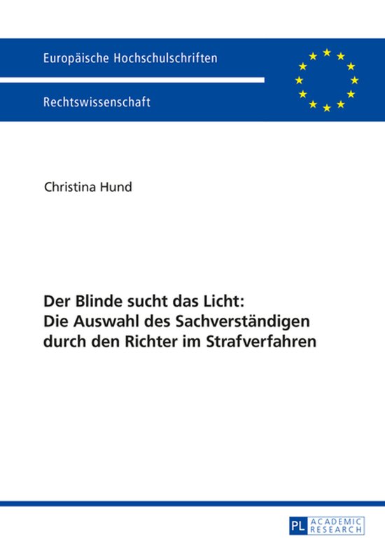 Europaeische Hochschulschriften Recht 5788 - Der Blinde such ... - cover