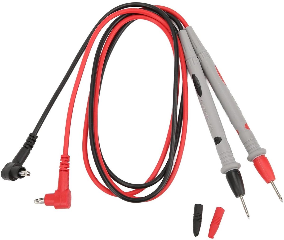 Multimeter Meetsnoeren - Testkabels Sonden - Elektrisch Testen - Hoogspanningsbestendig - 104cm 2 Pack - Zwart