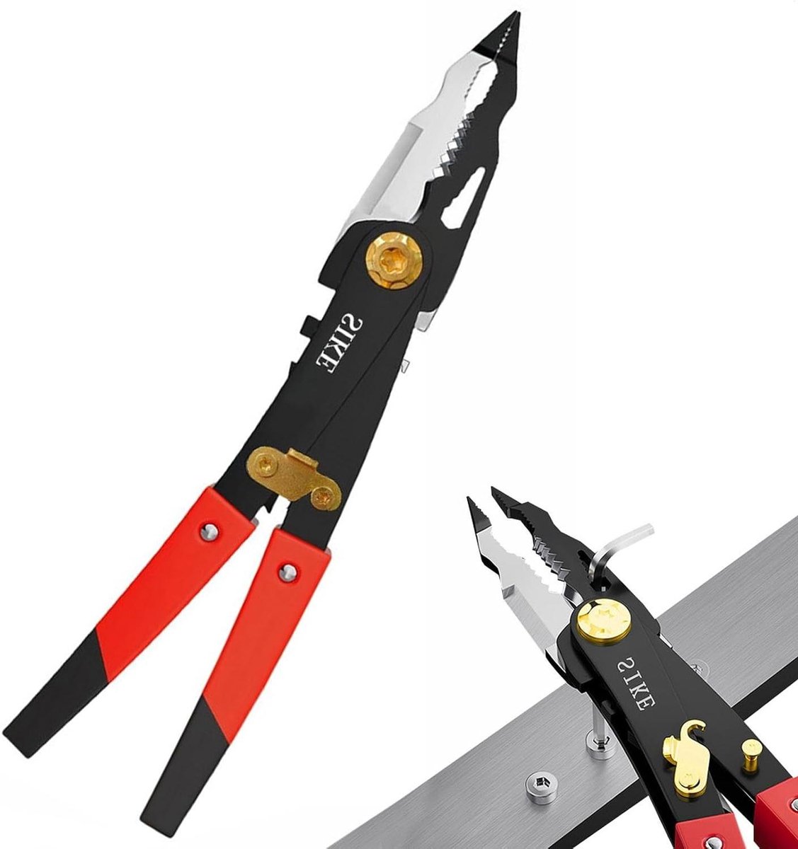 Draadstriptang - Elektrische tang - Draden Strippen - Ergonomische Grip - 23 cm - Zwart