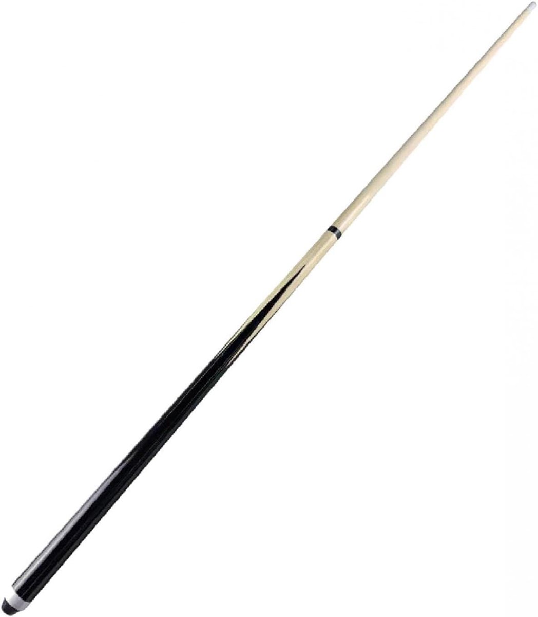 Kleine Pool Keu - Biljart Stick - Thuis Spelen - Verstelbare Lengte - 92cm - Zwart en Beige