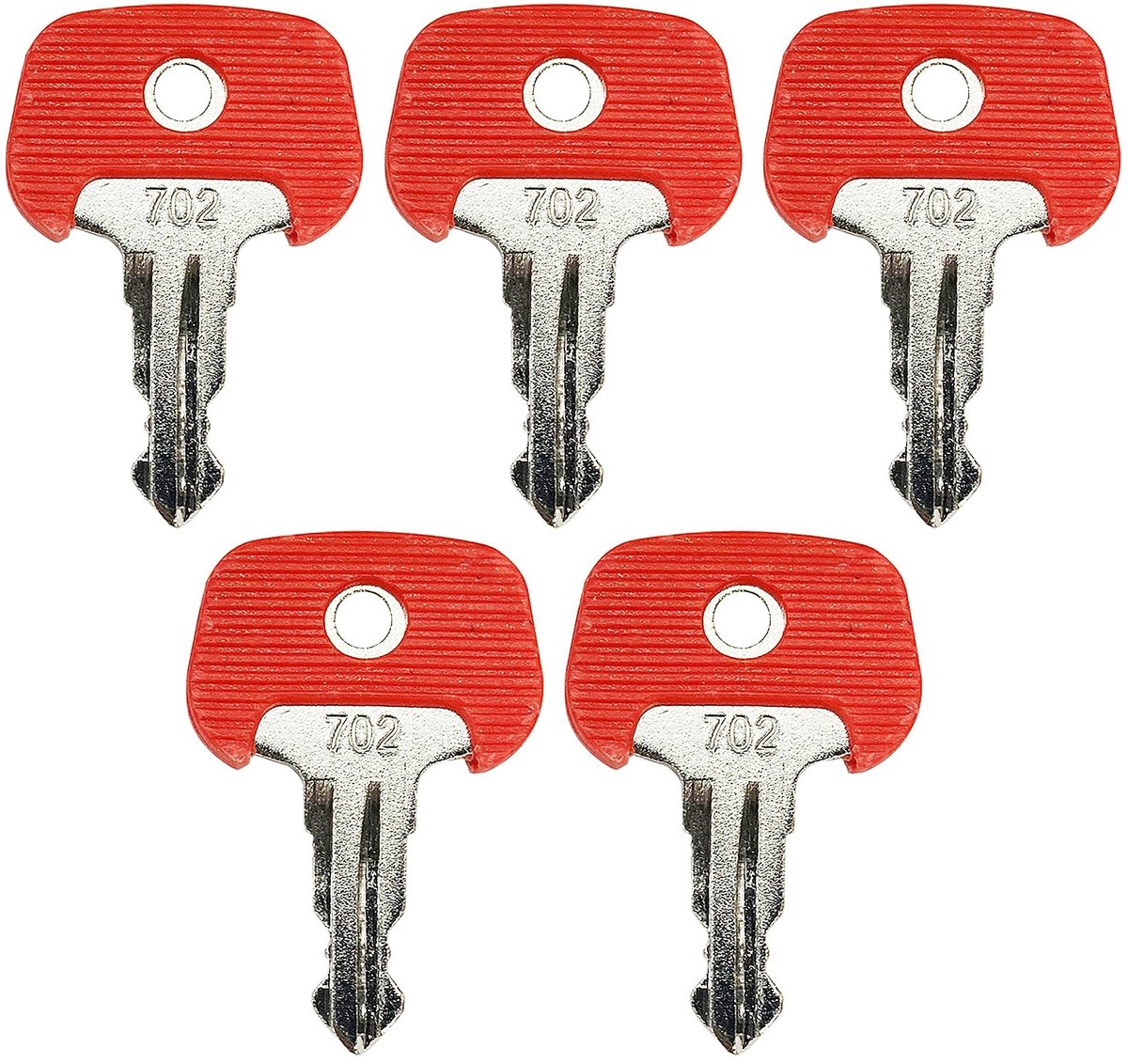 Dailygoods- Startsleutel 5 Stuks - Vervanging 702 - Reservesleutel voor Jungheinrich - Compatibel met 209068 - Duurzaam - Hoogwaardige Materialen