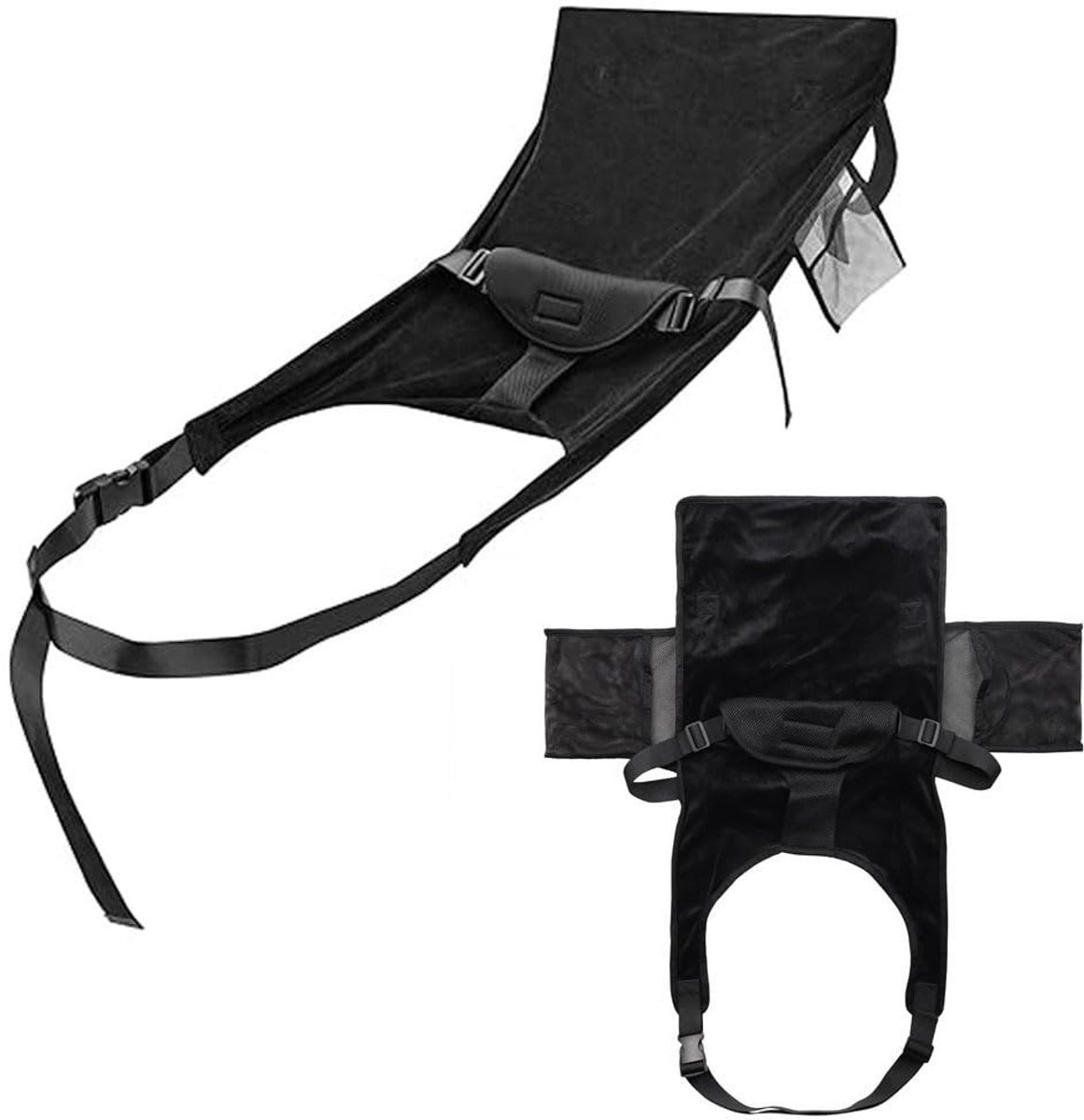 Dailygoods- Vliegtuigbed Draagbaar - Reisbedje Baby - Ademend - Voetensteun - Compact Ontwerp - Meerpunts-stabilisatiesysteem - Reisbed