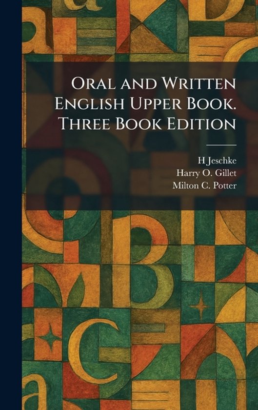Oral and Written English Upper Book. Three Book Edition - cover
