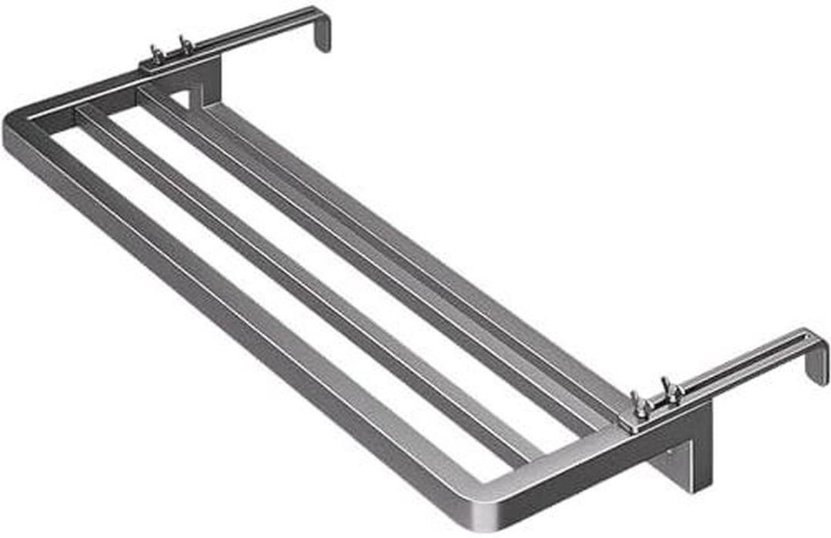 Radiator Droogrek - Handdoekhouder Wasrek - Kleding Drogen - Verstelbaar Ontwerp - 0-16 cm
