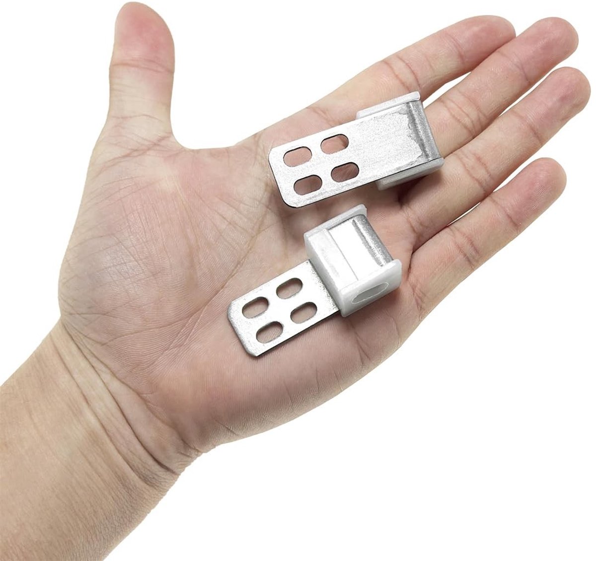 Dailygoods- Bankveerklemclips 20 stuks - Duurzaam Metaal - Eenvoudige Installatie - Veilige Bevestiging - Meubelmontage - Betrouwbare Prestaties - Meubelclips