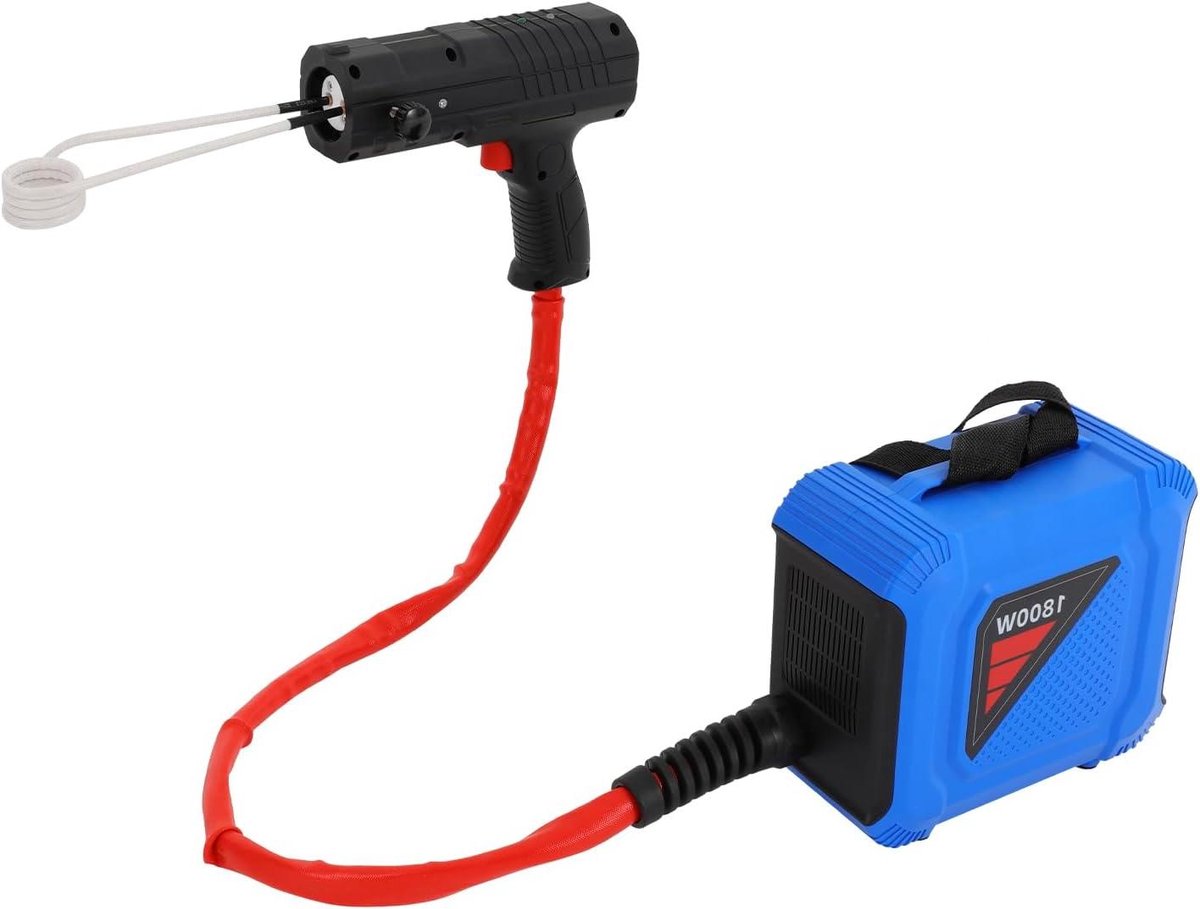 Inductieverwarming - Magnetische Verwarming Schroefoplosser - Roestige Schroeven Losmaken - Snelle Warmteafvoer - 1800 W 800 °C - Blauw Zwart