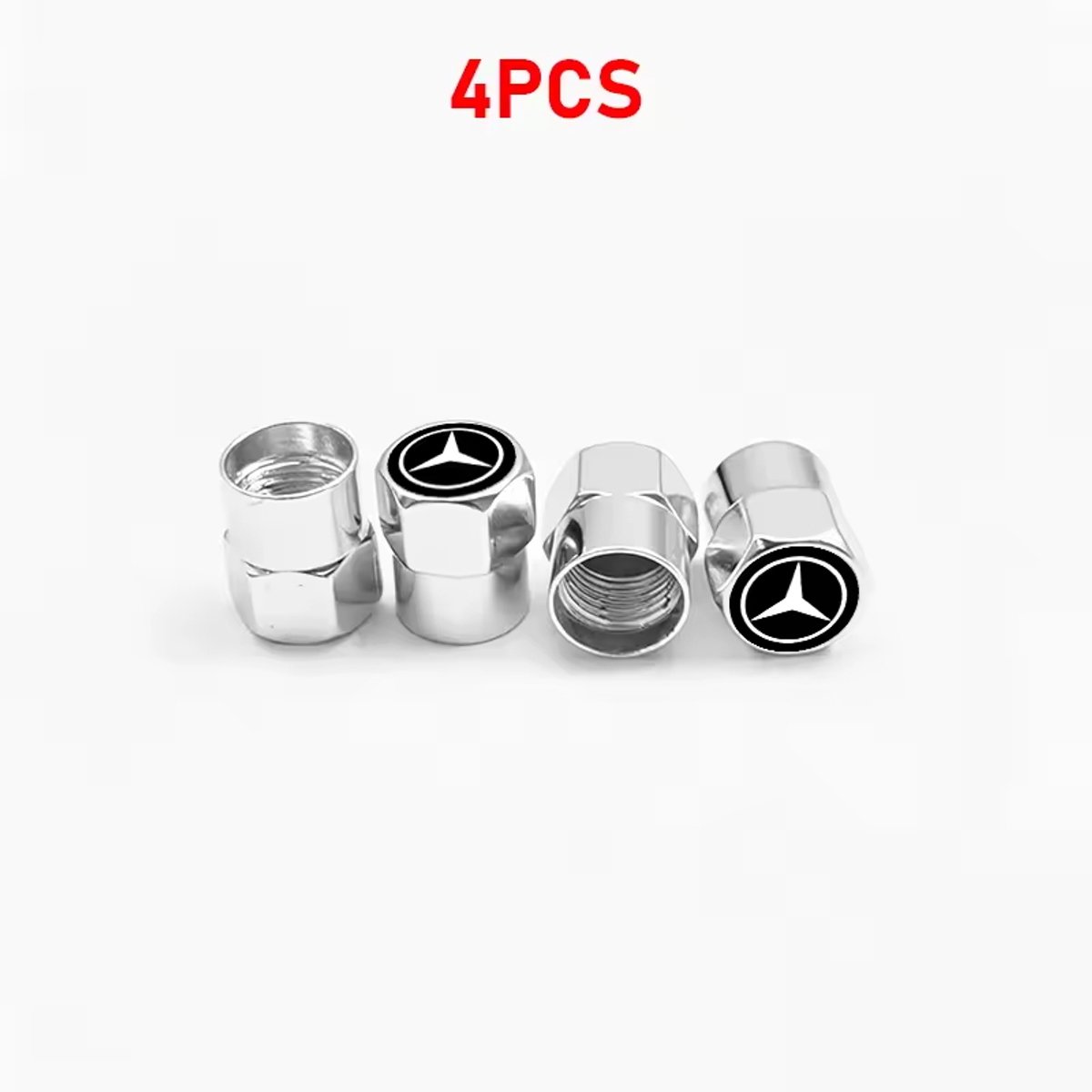 Ventieldopjes Mercedes AMG tuning auto accessoire Tire Valve Caps Grijs 2026