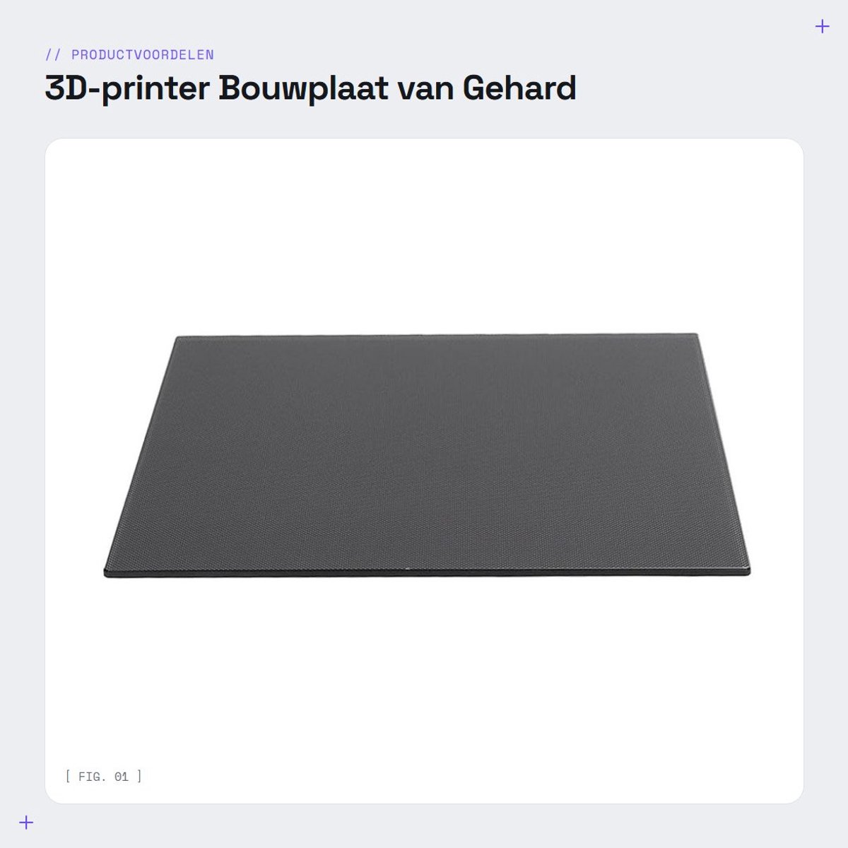 Dailygoods- Bouwplaat Gehard Borosilicaatglas 220x240x4mm - Geschikt Voor 3D-Printer - Microporeuze Coating - Geen Randkrulling - Hoge Temperatuur Tot 400℃ - Gemakkelijk Te Modelleren - 3D-printer Bed