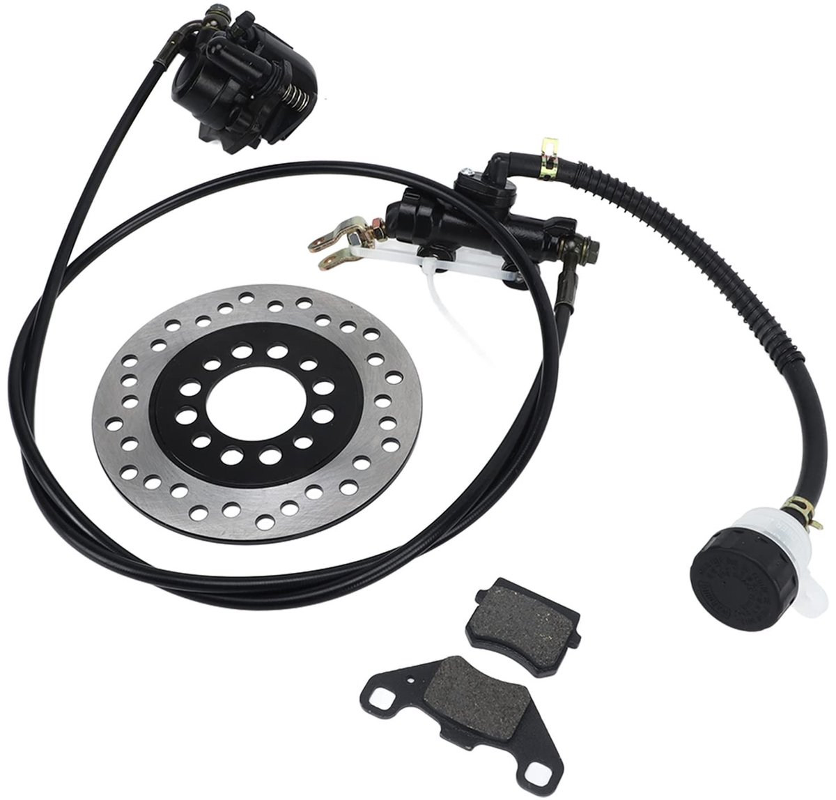 Dailygoods- Hoofdremcilinder Kit Universeel - Hydraulische Remklauw - Remschijf - Remblok - Geschikt voor Dirt Bike/Quad/ATV - Hoge prestaties - Remset