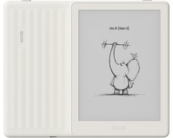 BOOX Go 6 (Gen II) – 6” e-Reader – Schelp – 300 PPI ePaper, Android, Google Play Store, 3 GB RAM, 32 GB opslag, microSD, verstelbare frontverlichting, InkSense Plus-compatibel