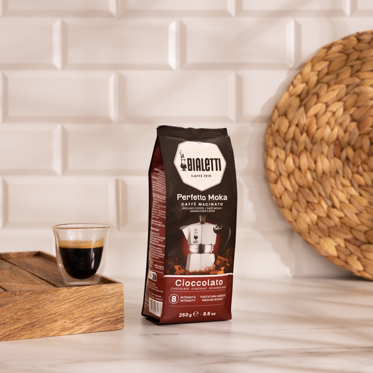 Bialetti Perfetto Moka Cioccolato - chocolade espresso koffie thumbnail 2