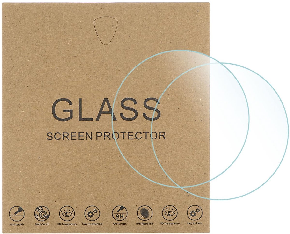 Dailygoods - Glazen Beeldscherm Beschermfolie - Hoge Hardheid - 40,5 mm - Krasbestendig - 9H Hardheid - Geschikt voor Smartwatch - HD Resolutie