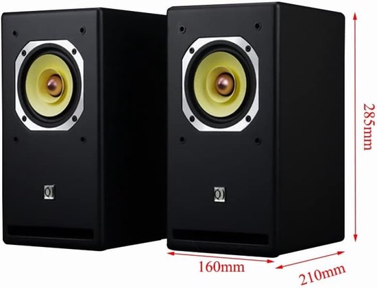Hifi Speaker - Full Range - Muziek Luisteren - Gegoten Aluminium - 4 Inch - Zwart — afbeelding 4