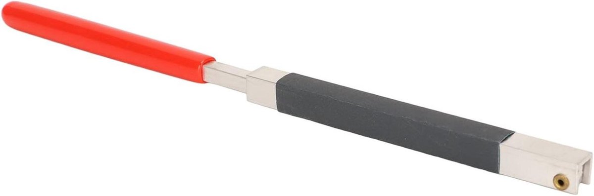 Schuurpapierhouder - Slijptool - Sieraden polijsten - Ergonomisch handvat - 26 cm - Grijs