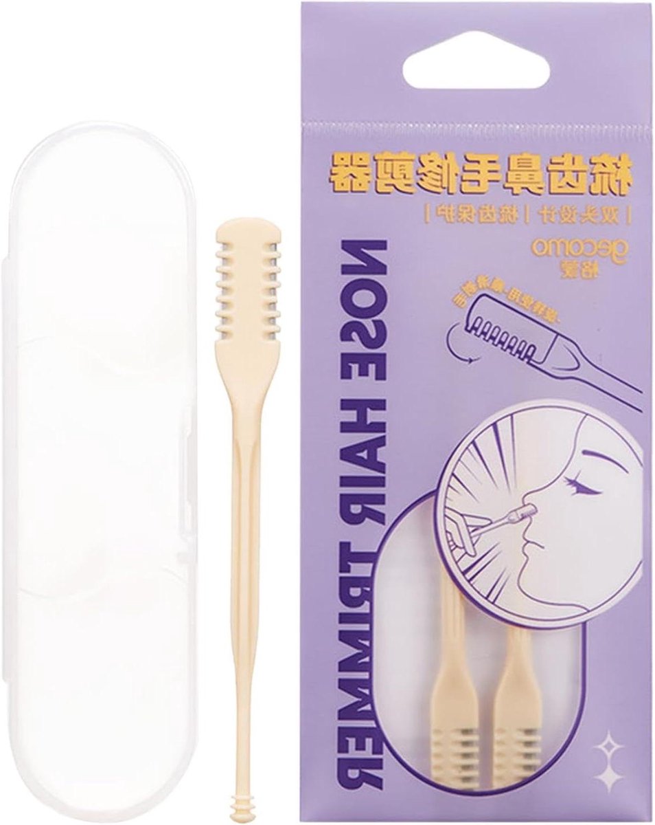 Neushaartrimmer - Gezichtsverzorging - Netjes Trimmen - Handmatige Precisie - 30 gram - Zilver