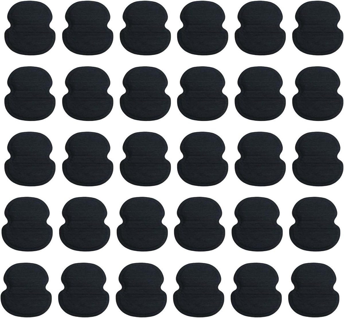 30 Stuks Zweetpads, Onzichtbare Antitranspirant Pads, Ademend en Huidvriendelijk, Zweetabsorberende Onderarm Pads voor Mannen en Vrouwen, Herbruikbaar en Comfortabel