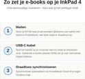 Instructies voor het uploaden van e-books naar de PocketBook InkPad 4.
