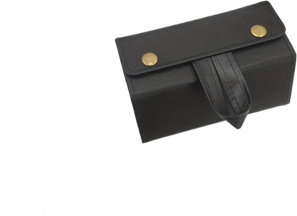 Bril Case Set - Brillen Houder Doos - Reizen en Vakantie - Magneet Schakelaar - 2 stuks - Zwart en Bruin