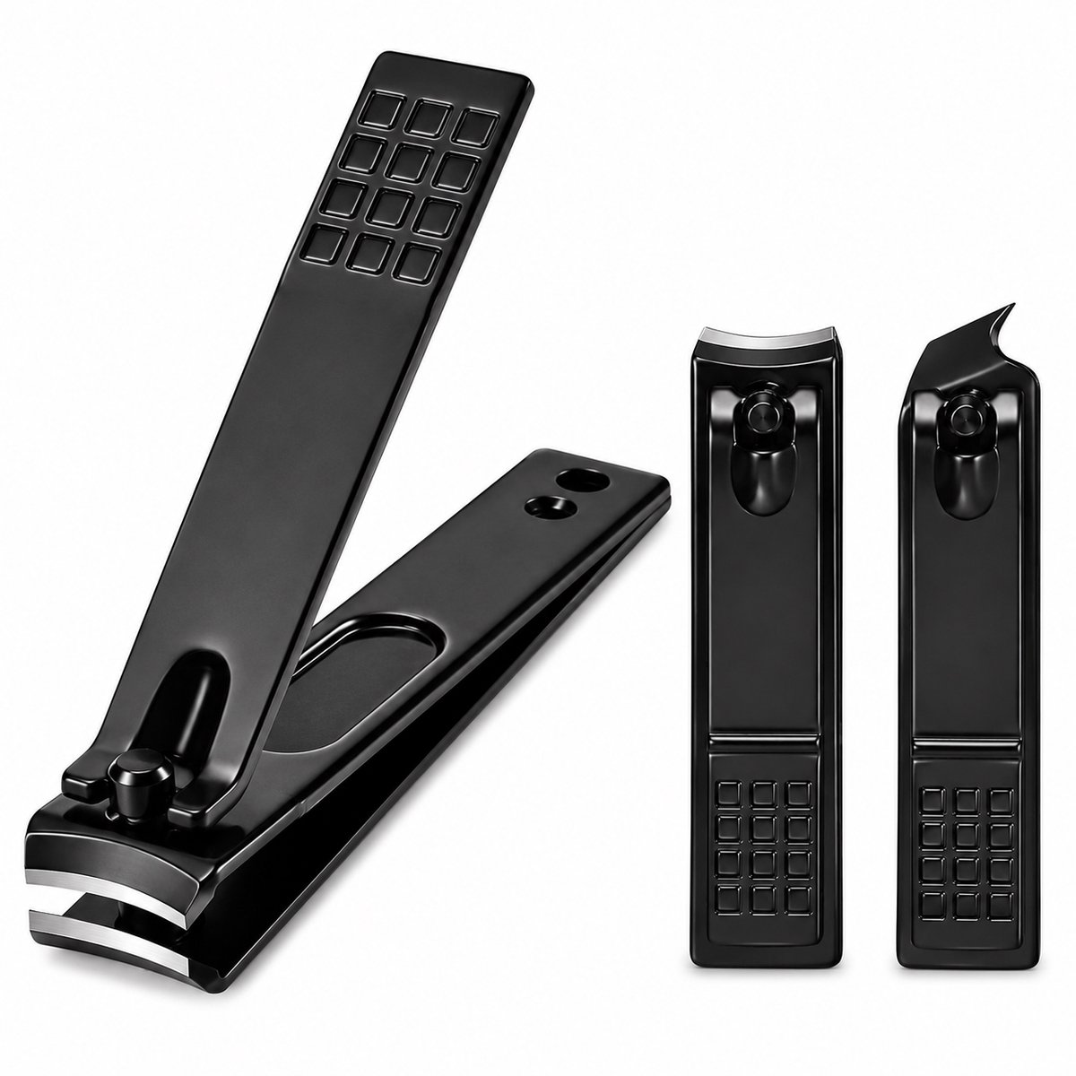 Nagelknippers Nagelknipper Manicure Set - 3 delig - zwart