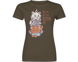 Disney You've Got To Be Kitten Me! T-shirt Femme - kaki - M