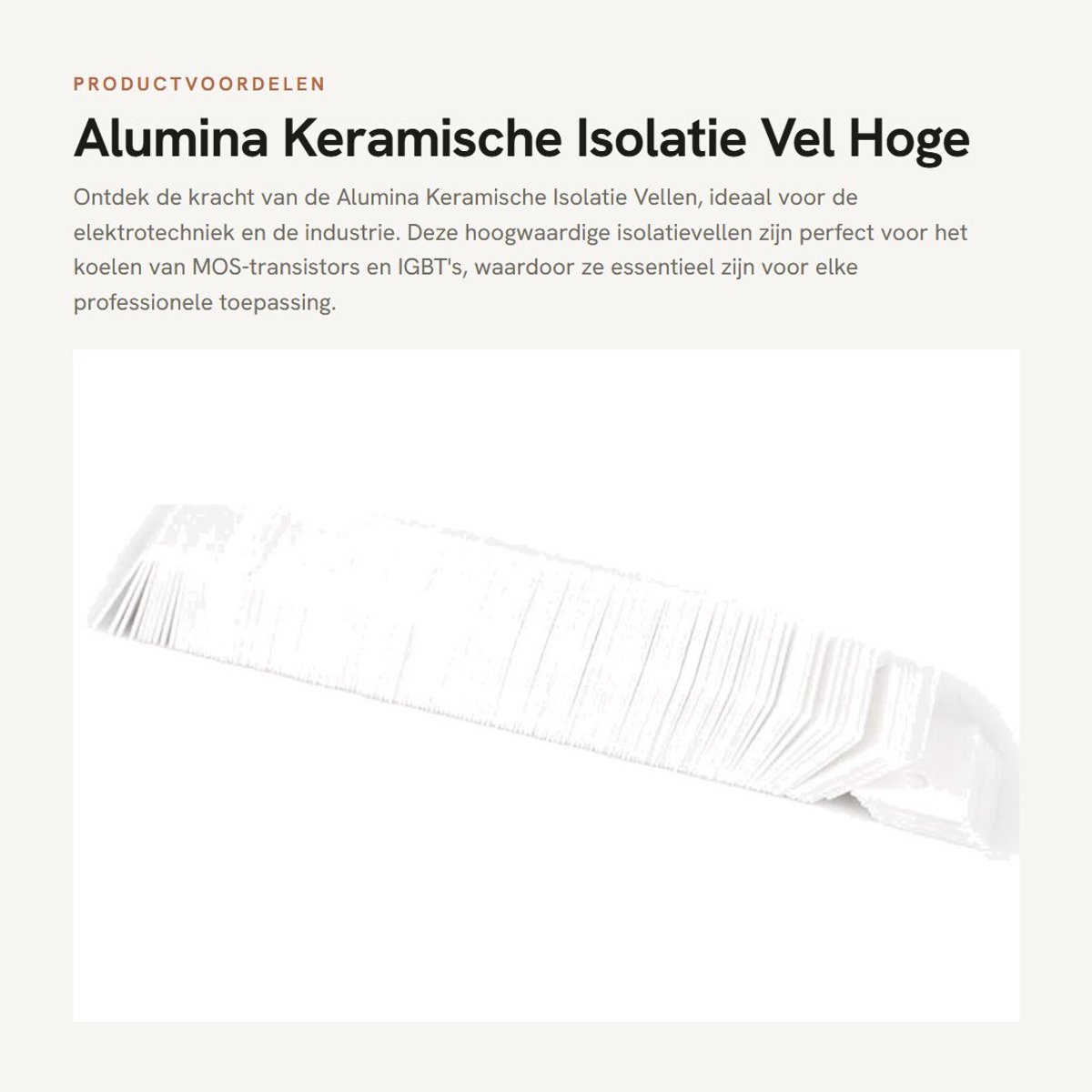 Dailygoods - Alumina Keramische Isolatie Vel - Hoge Weerstand - 100 Stuks - 14x20x1mm - Elektrische Isolatie - Cooling Pad - Wit