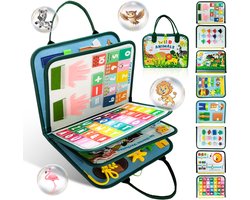 GoodsFrom® Busy Board - Montessori speelgoed - Activiteitenbord - Sensorisch speelgoed - Educatief speelgoed - Montessori activiteitenboek - Nederlands