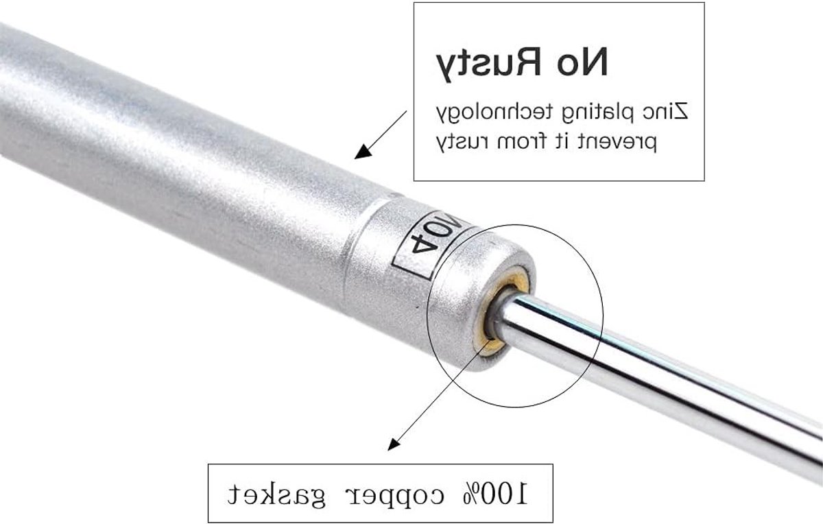 Gasveer 2 Stuks Liftsteun voor Keukenkastdeuren met Zachte Sluiting en 40N Kracht - Perfect voor Meubelondersteuning en Gemak